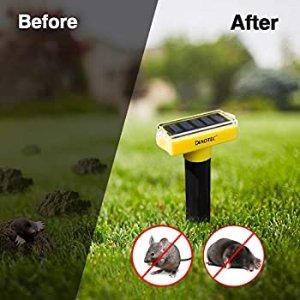 Diaotec Mole Repellents Solar Powered Groundhog Repellent