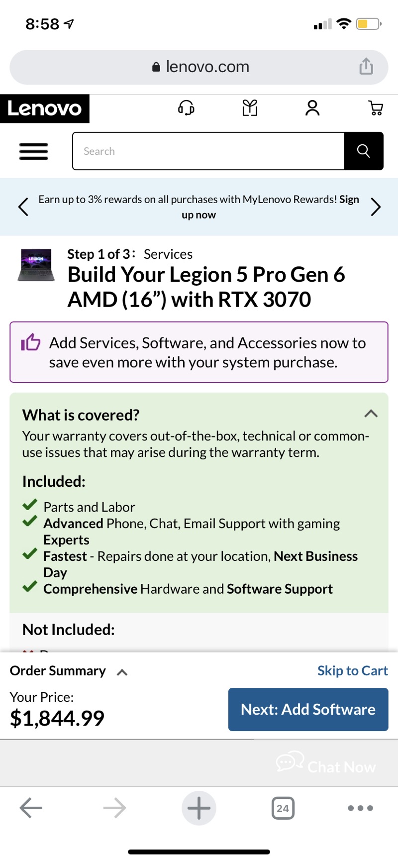 Legion 5 pro 2T 32G 3070现货| Lenovo US