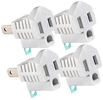 Maximm 2 Prong To 3 Prong Outlet Adapter