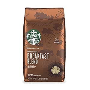 Starbucks Breakfast Blend Medium Roast Ground Coffee 1 bag (20 oz.)