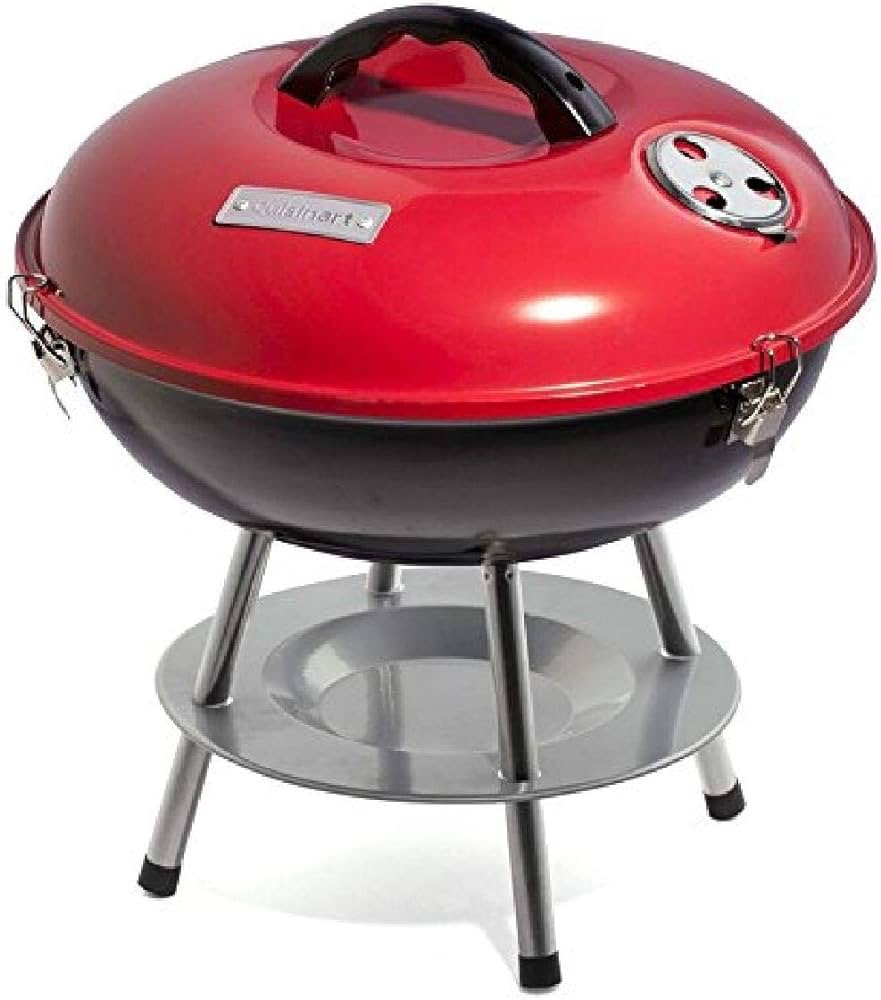 Amazon.com: Cuisinart CCG190RB Inch BBQ, 14" x 14" x 15", Portable Charcoal Grill, 14" (Red) : Patio, Lawn & Garden 烧烤炉