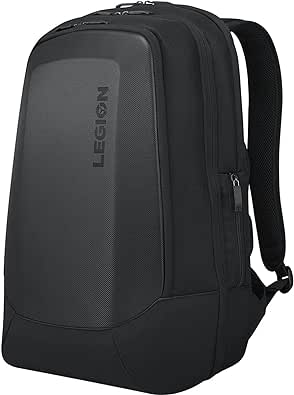 Amazon.com: Lenovo Legion 17&quot; Armored Backpack II, Gaming Laptop Bag, Double-Layered Protection, Dedicated Storage Pockets, GX40V10007, Black : Electronics