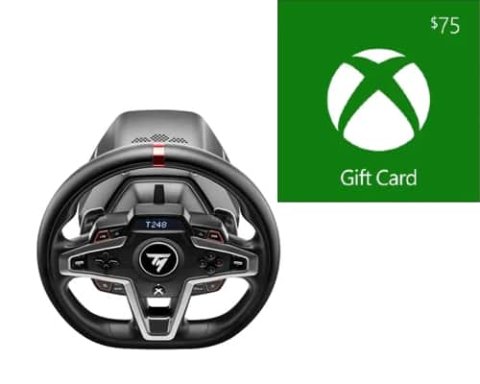 Thrustmaster T248 Racing Wheel and Pedals for Xbox + $75 Xbox Gift Card