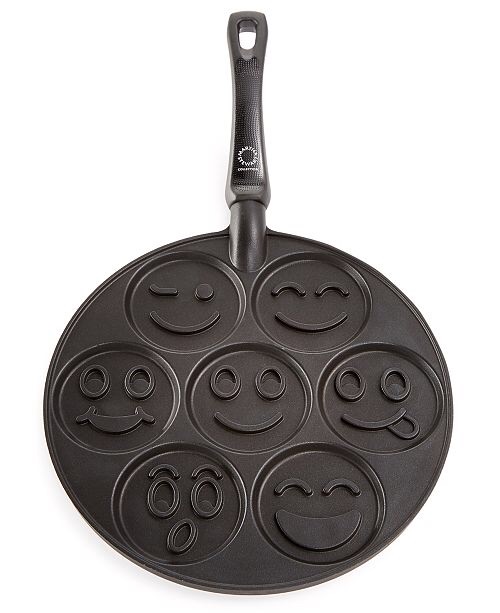 Martha Stewart Collection Smiley Face Pancake Pan笑脸烤饼机