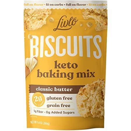 Livlo Keto Classic Butter Biscuits， 9.4oz