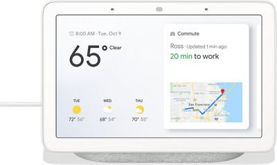 Google Home Hub 触屏 家庭智能语音助手 白色