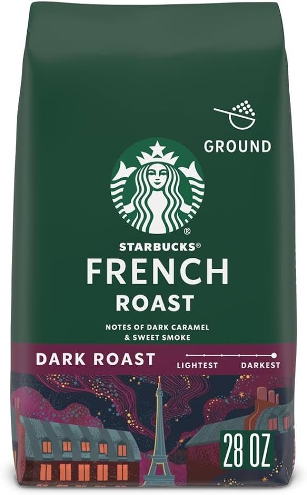 Amazon.com : Starbucks Ground Coffee—Dark Roast Coffee—French Roast—100% Arabica—1 bag (28 oz) - (Packaging May Vary) : Everything Else