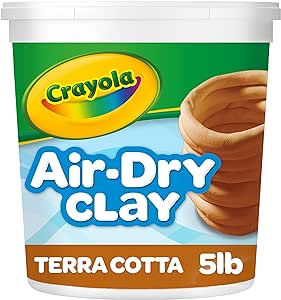 Amazon.com: Crayola Air Dry Clay for Kids (5lbs), Reusable Bucket of Terra Cotta Clay for Sculpting, Bulk Arts and Crafts Supplies, Ages 3+ : Everything Else