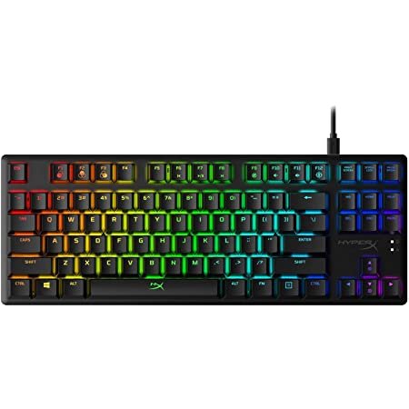 HyperX Alloy RGB 悬浮式红轴机械键盘