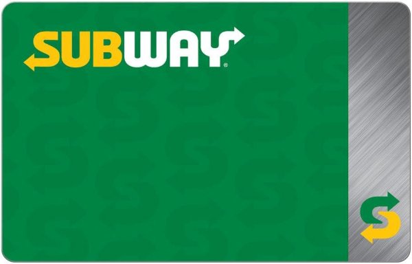 Subway $25 电子礼卡 限时特惠