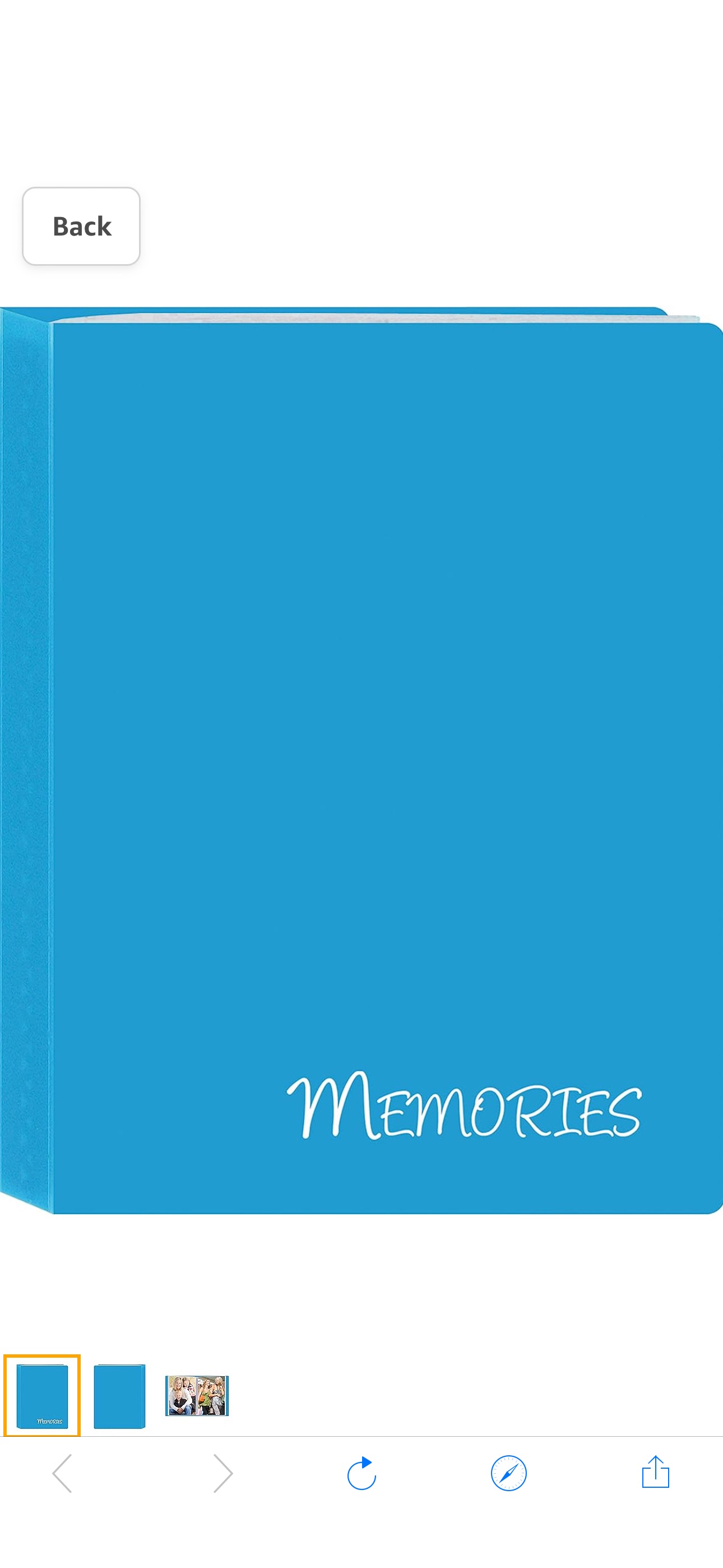 Amazon.com: Pioneer Photo Albums I-46M/BL 36 Pockets Hold Memories Mini Photo Album, Blue, 4" x 6" : Home & Kitchen