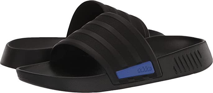 Amazon.com | adidas Unisex Racer Tr Slide Sandal, Black/Black/Sonic Ink, 7 US Men | Sport Sandals & Slides