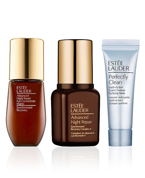 Estée Lauder Choose your Free 3 pc gift with $75 Lauder Makeup or Skincare purchase! - Gifts with Purchase - Beauty - Macy's雅诗兰黛三件套