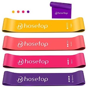 Hosetop Resistance Loop Exercise Bands Set of 5