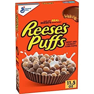 Reese's Puffs 巧克力花生酱口味早餐麦片 11.5oz