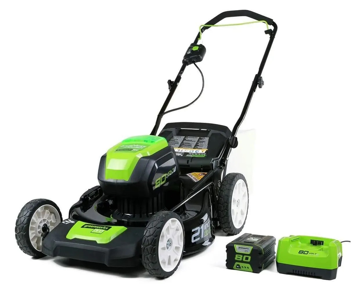 官网大割草机80V 21-Inch Cordless Lawn Mower | Greenworks Pro