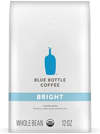 Amazon.com : Blue Bottle Whole Bean Organic Coffee, Bright, Light Roast, 12 Ounce Bag (Pack of 1) : Grocery & Gourmet Food