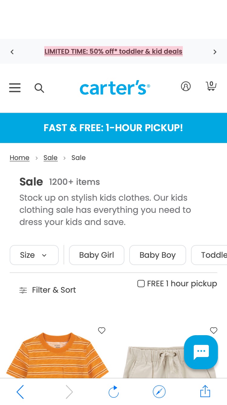 LIMITED TIME: 50% off* toddler & kid deals