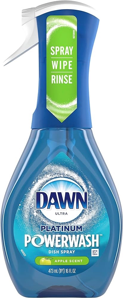 Amazon.com: Dawn Platinum Powerwash Dish Spray, Dish Soap, Apple Scent, 16oz : Health & Household