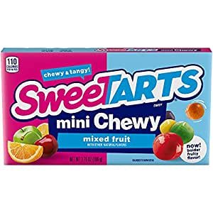 SweeTARTS Mini Chewy Candy Theater Box, 3.75 Ounce, Pack of 12