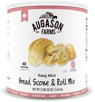Augason Farms 蜂蜜面包和面包卷混合紧急食物