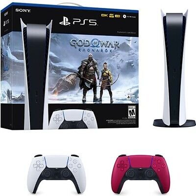 PS5 Digital Edition God of War Ragnarok Bundle + PS5 DualSense Controller