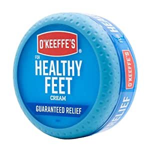 O'Keeffe's Healthy Feet Foot Cream for Extremely Dry, Cracked Feet, 3.2 Ounce Jar