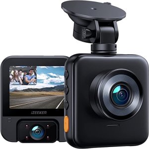 iZEEKER 2K Dash Cam Front and Inside, 1440P Dual Dash Camera for Cars with Starvis Sensor, Infrared Night Vision for Taxi Driver, Accident Record, Loop Recording, Parking Mode