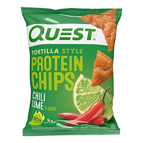 Quest 玉米蛋白质薯片 辣椒酸橙口味 1.1oz 12包装