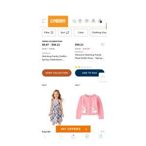 $6.97 Kids Spring Celebrations Clothing Collection | Gymboree 金宝贝:
现在孵化:新春季庆典系列高达 30% 的折扣 + 橙色促销高达 70% 的折扣!
