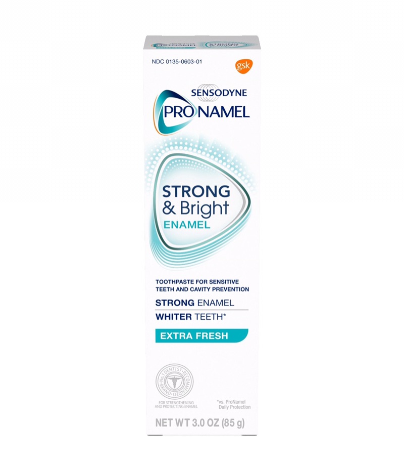Amazon.com : Sensodyne Pronamel Strong and Bright Enamel Toothpaste for Sensitive Teeth, to Reharden and Strengthen Enamel, Extra Fresh - 3 Ounces : Beauty