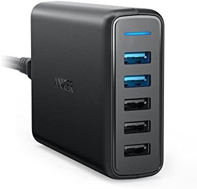 Quick Charge 3.0 63W 5-Port USB Wall Charger, PowerPort Speed 5