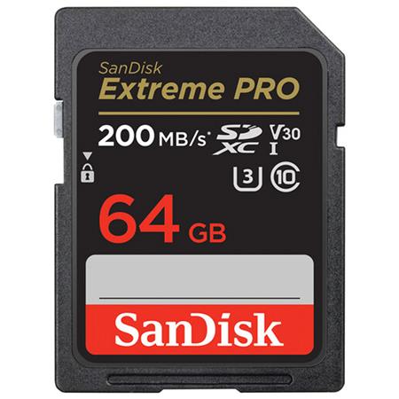 SanDisk Extreme PRO 64GB UHS-I U3 SDXC Memory Card SDSDXXU-064G-ANCIN内存卡