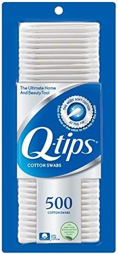 Q-tips Cotton Swabs For Hygiene and Beauty Care Original Cotton Swab Made With 100% Cotton 500 Count