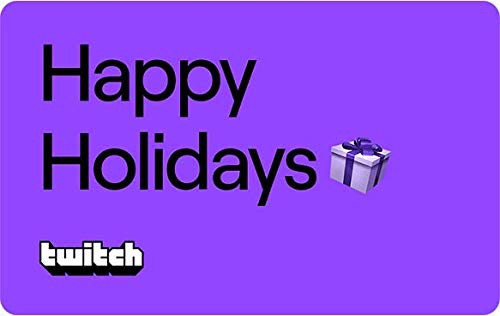 Twitch Happy Holidays Gift Card礼卡促销- E-mail Delivery