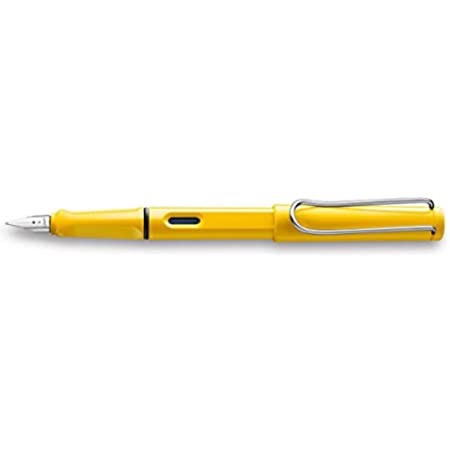 Amazon.com : 凌美Lamy Safari Fountain Pen, Yellow Fine Nib (L18F) : Office Products