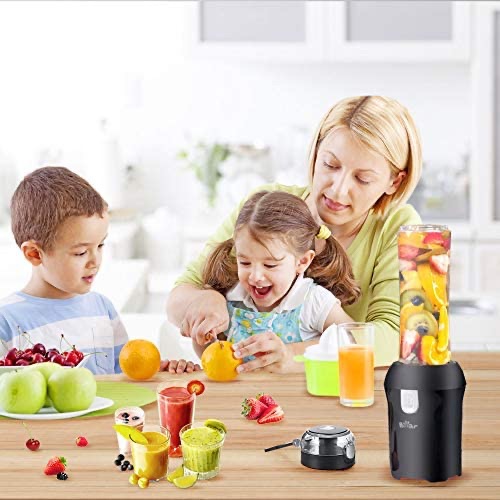 Bear Personal Blender for Shakes and Smoothies with 300W Small Single Serve Portable Countertop Blender, 20.3oz 小熊迷你榨汁机