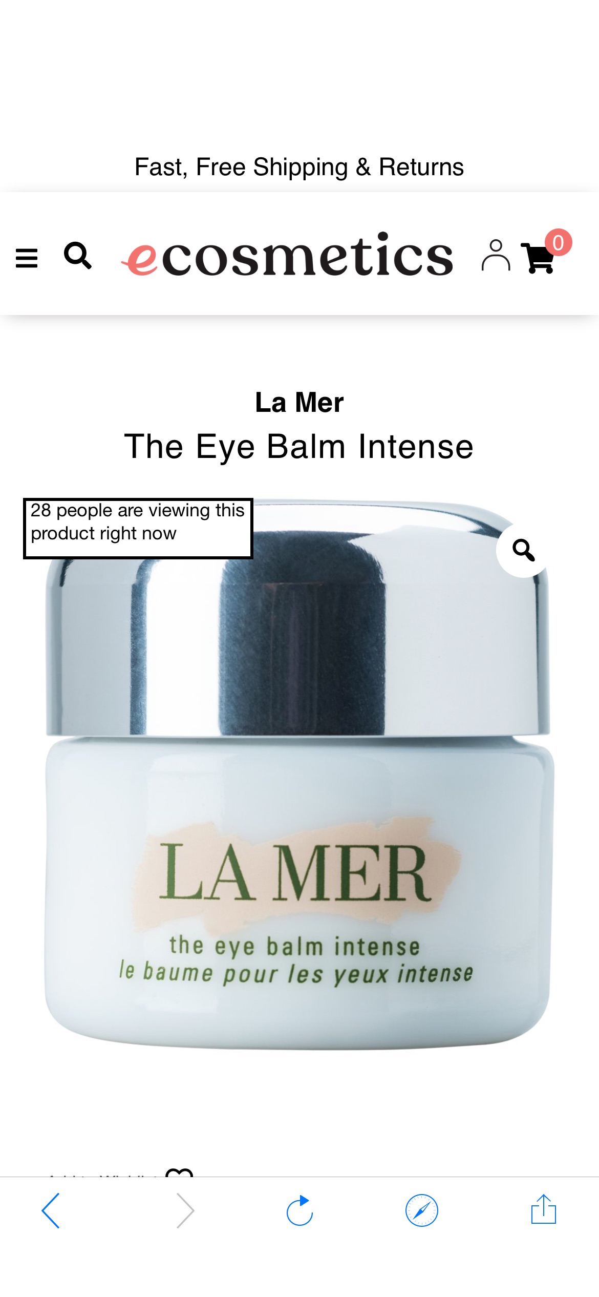 The Eye Balm Intense – eCosmetics: All Major Brands | Fast, Free Shipping | Exceptional Service | 100% Guaranteed