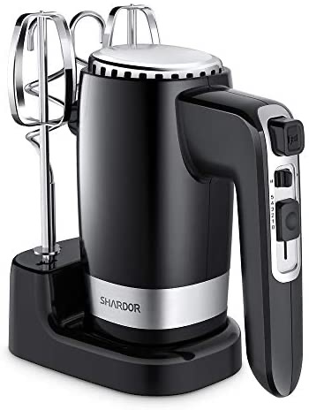 Amazon.com: SHARDOR Hand Mixer Powerful 300W Ultra Power Handhold Mixer Electric Hand Mixers with Turbo Heavy Duty Motor 手动搅拌机