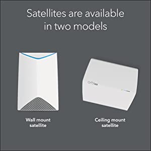 Amazon.com: NETGEAR Orbi Pro Tri-Band WiFi Ceiling-Mount Satellite for Business with 3Gbps Speed 路由器