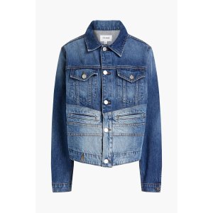$221 Mid denim Faded denim jacket | FRAME | THE OUTNET