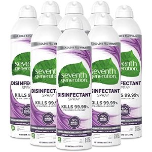 Seventh Generation Disinfecting Spray Cleaner 13.9 oz, Pack of 8