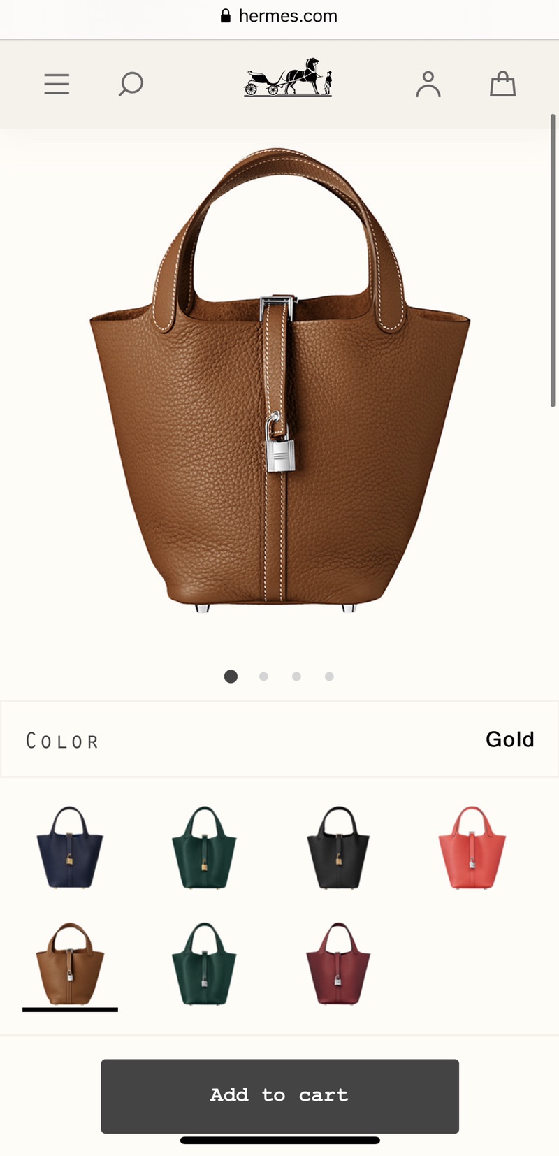 爱马仕菜篮子 Picotin Lock 18 bag | Hermès USA