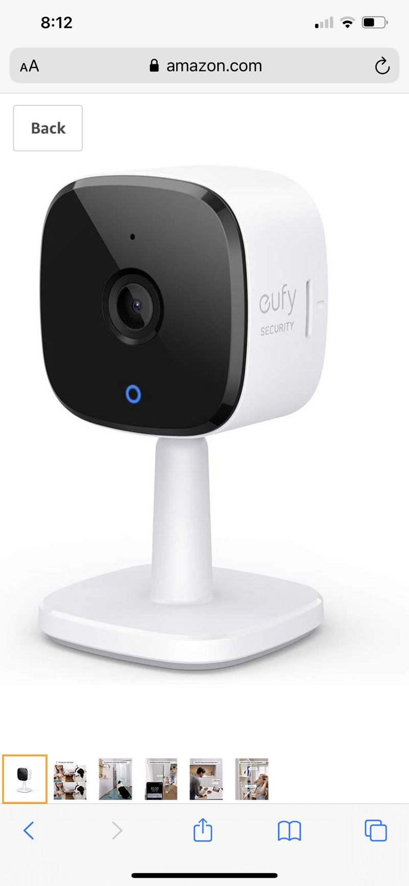 Amazon.com: eufy Security摄像头 2K Indoor Cam, Plug-in Security Indoor Camera with Wi-