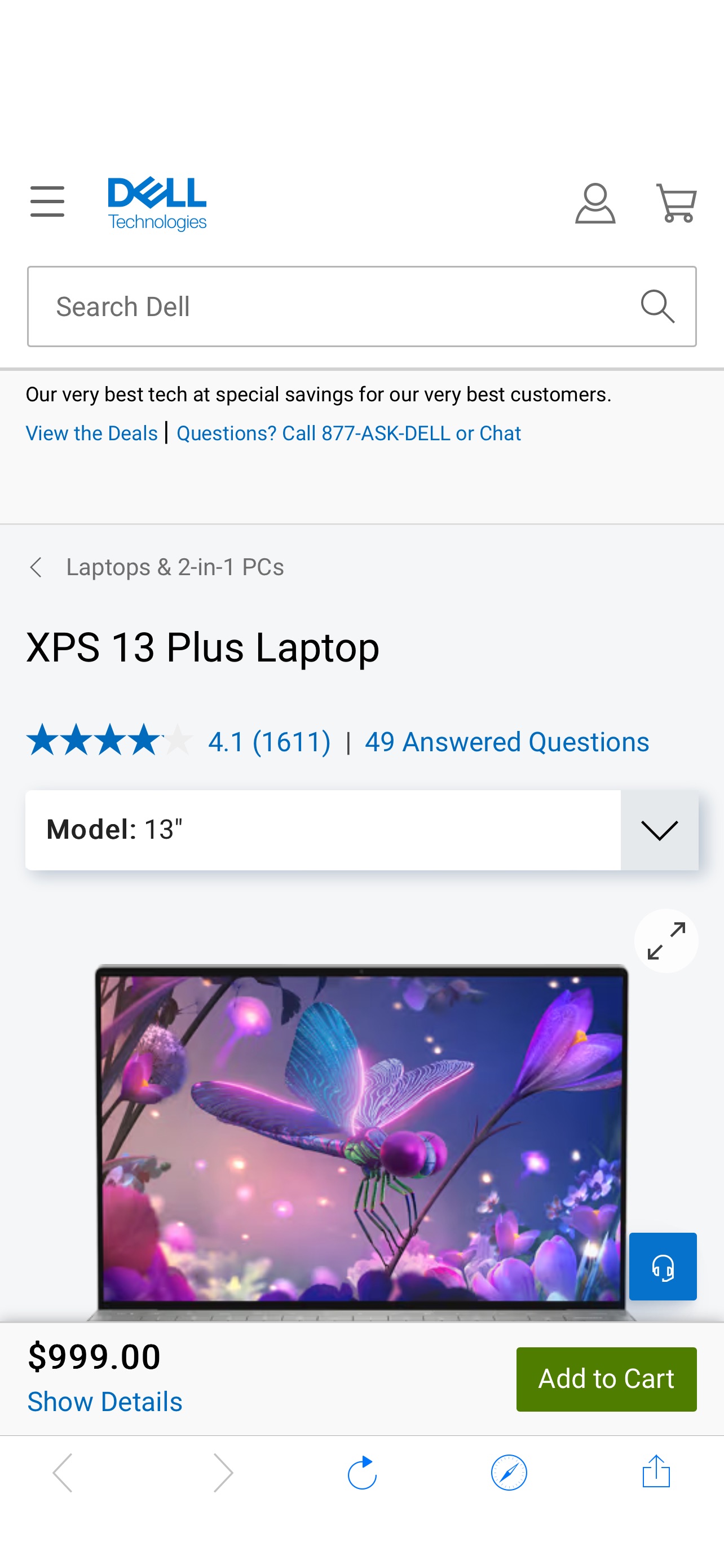 XPS 13 Plus Laptop : Dell XPS Laptop Computers | Dell USA