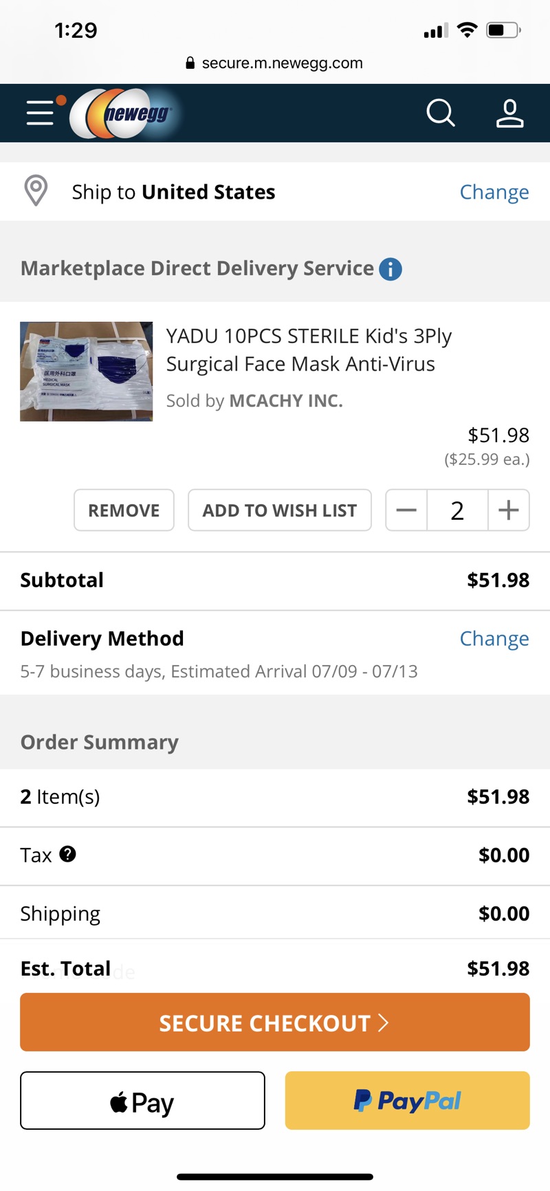 YADU 10PCS STERILE Kid's 3Ply Surgical Face Mask Anti-Virus - Newegg.com
袋鼠医生儿童医用外科口罩10片装
