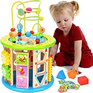 BATTOP 10-in-1 Activity Cube Learning Toys