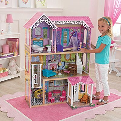 KidKraft Sweet & Pretty Dollhouse Toy 甜蜜美丽娃娃屋带家具