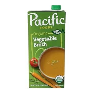 Pacific Foods Organic Vegetable Broth, Plant Based, 32 oz Carton