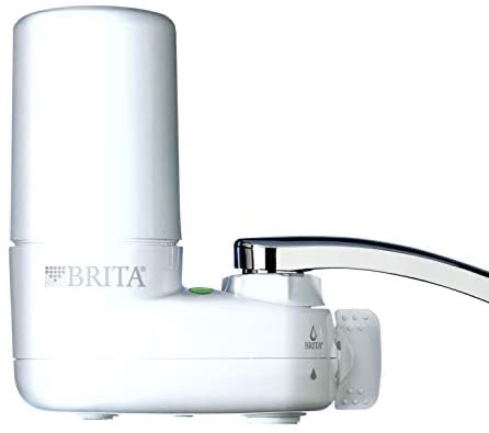 Brita Basic Faucet Water Filter System, White, 1 Count - 35214 - Faucet Mount Water Filters - Amazon.com 水龙头水过滤系统，白色，